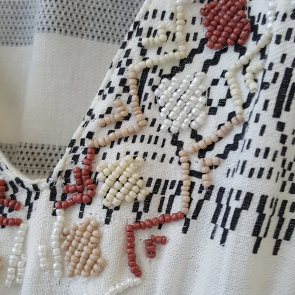 ZARA! BOHEMIAN Maxi Kaftan Beach Dress (XS-S) - Picture 8 of 11